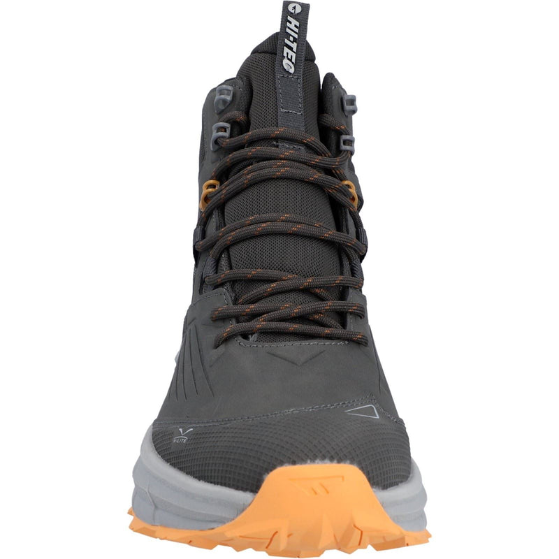 Hi-Tec Fuse Trek Mid Bottes De Randonnée Marron Chocolat/loup De Bois Pour Hommes En Polyester