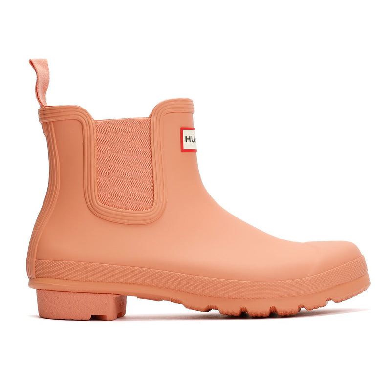 Hunter Original Chelsea Bottes De Pluie En Caoutchouc Pour Femmes Roses
