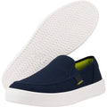HEYDUDE Sunapee Canvas Mocassins Homme En Coton 100% Bleu Marine/Blanc