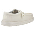 HEYDUDE Wally Canvas Chaussures Bateau Blanches En Coton 100% Pour Hommes