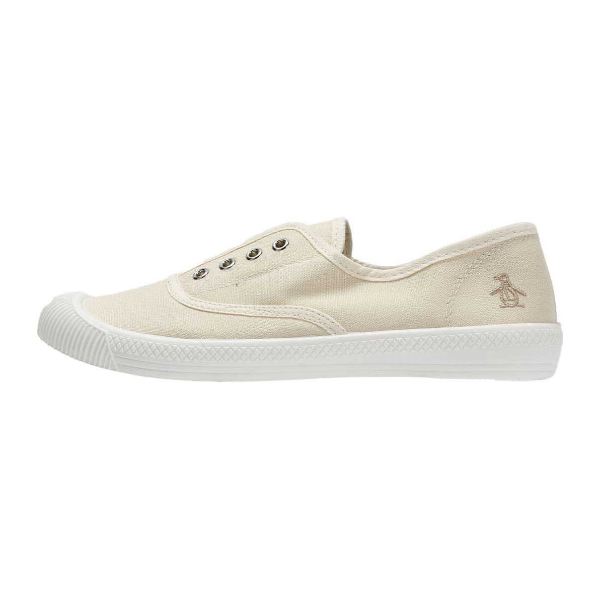 Penguin Anita Chaussures Blanches En Toile Pour Femmes