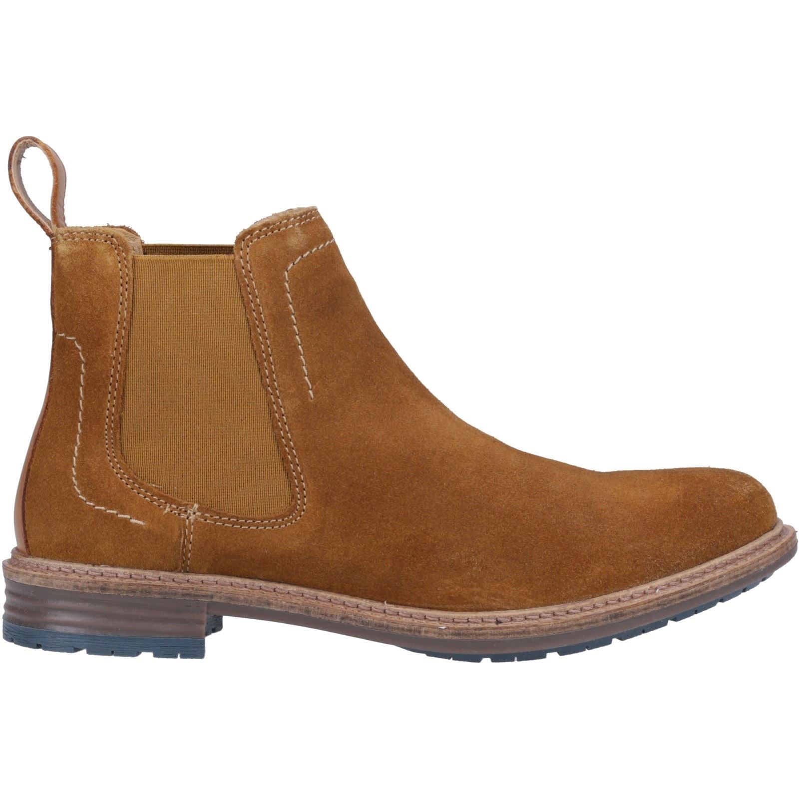 Hush Puppies Justin Suede Bottes En Daim Pour Homme Couleur Tan