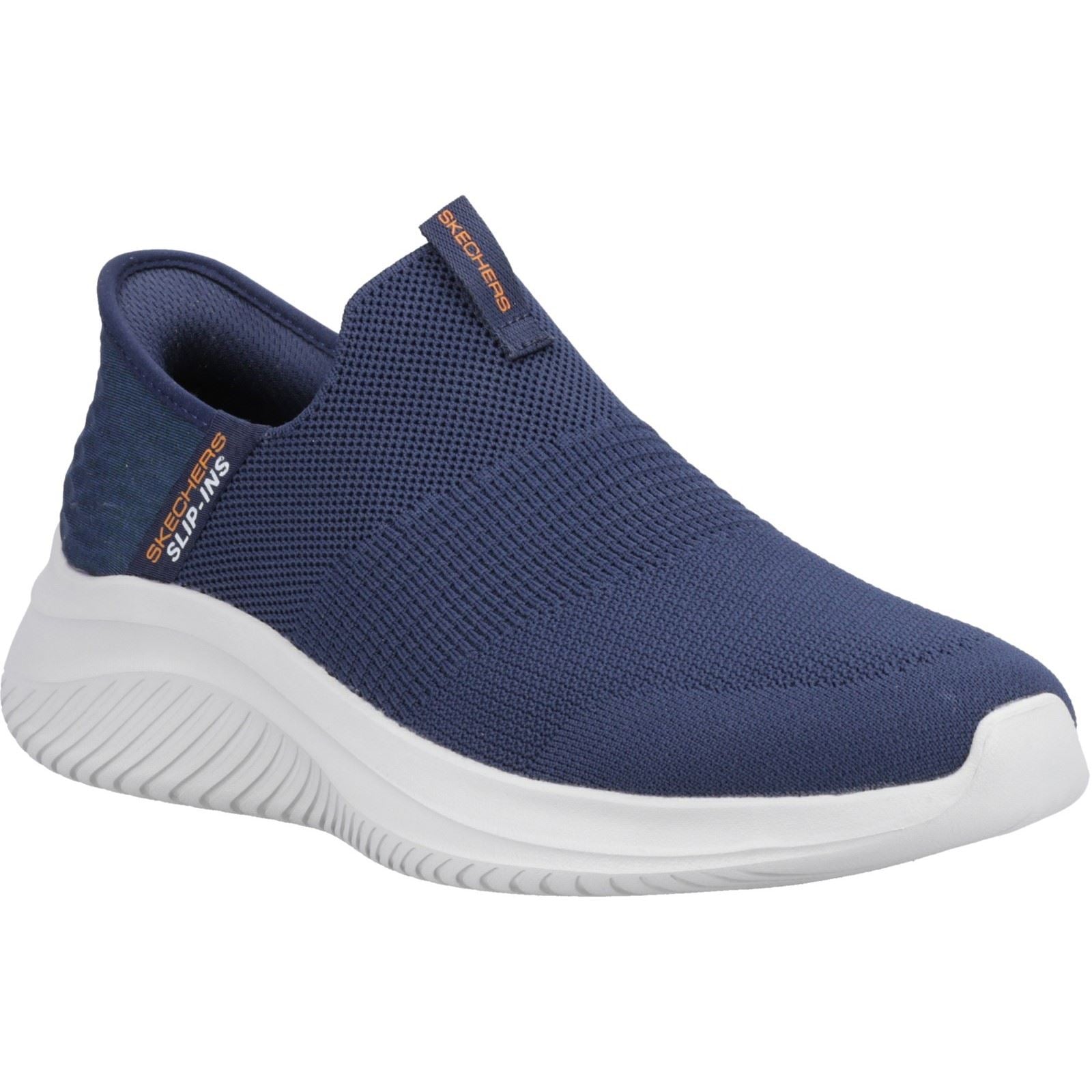 Skechers Ultra Flex 3.0 Smooth Step Baskets En Synthétique Pour Homme, Couleur Marine