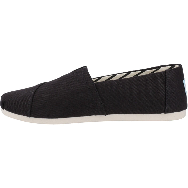 TOMS Alpargata Espadrilles Noires Pour Femmes En 100% Coton