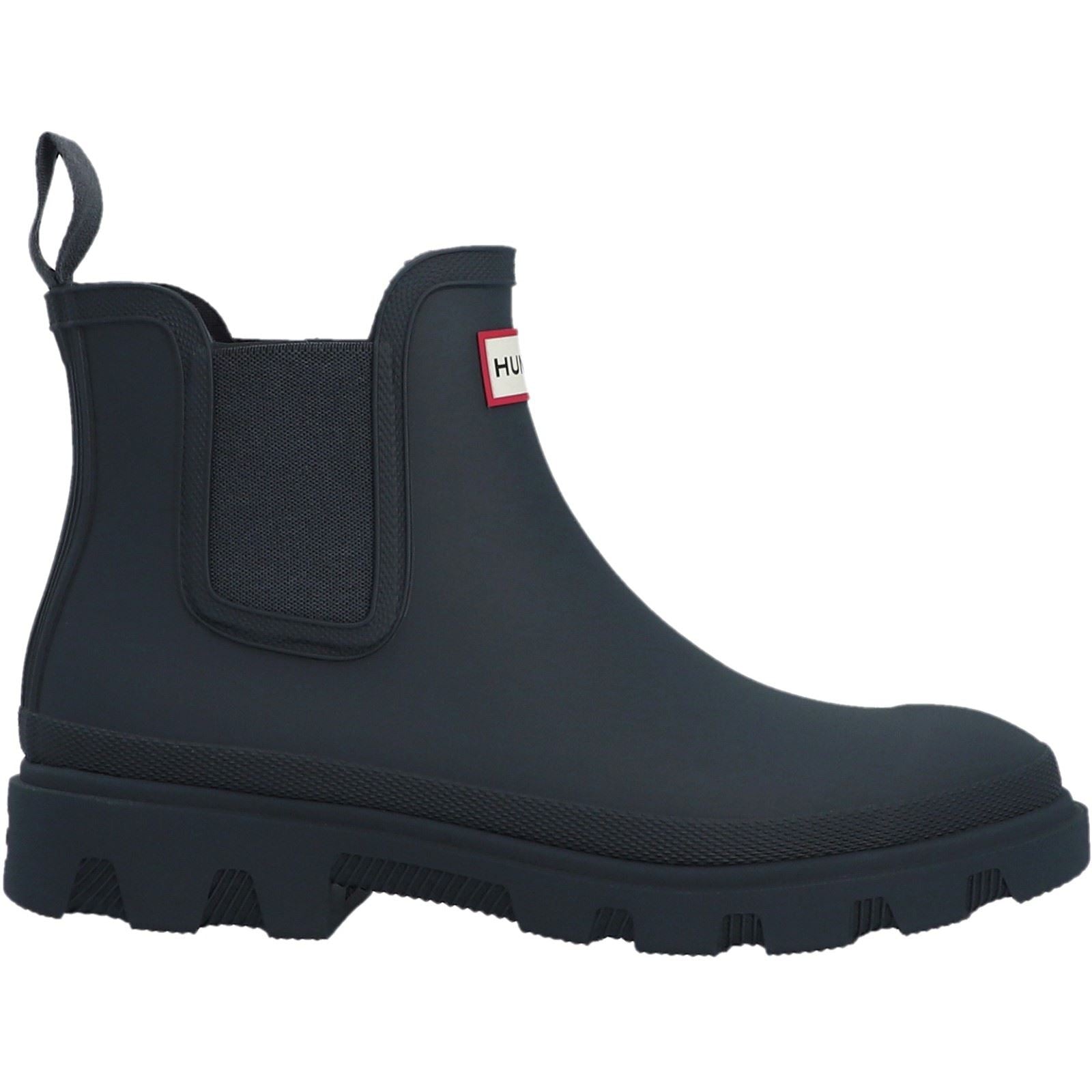 Hunter Downpour Bottes De Pluie Navy En Caoutchouc