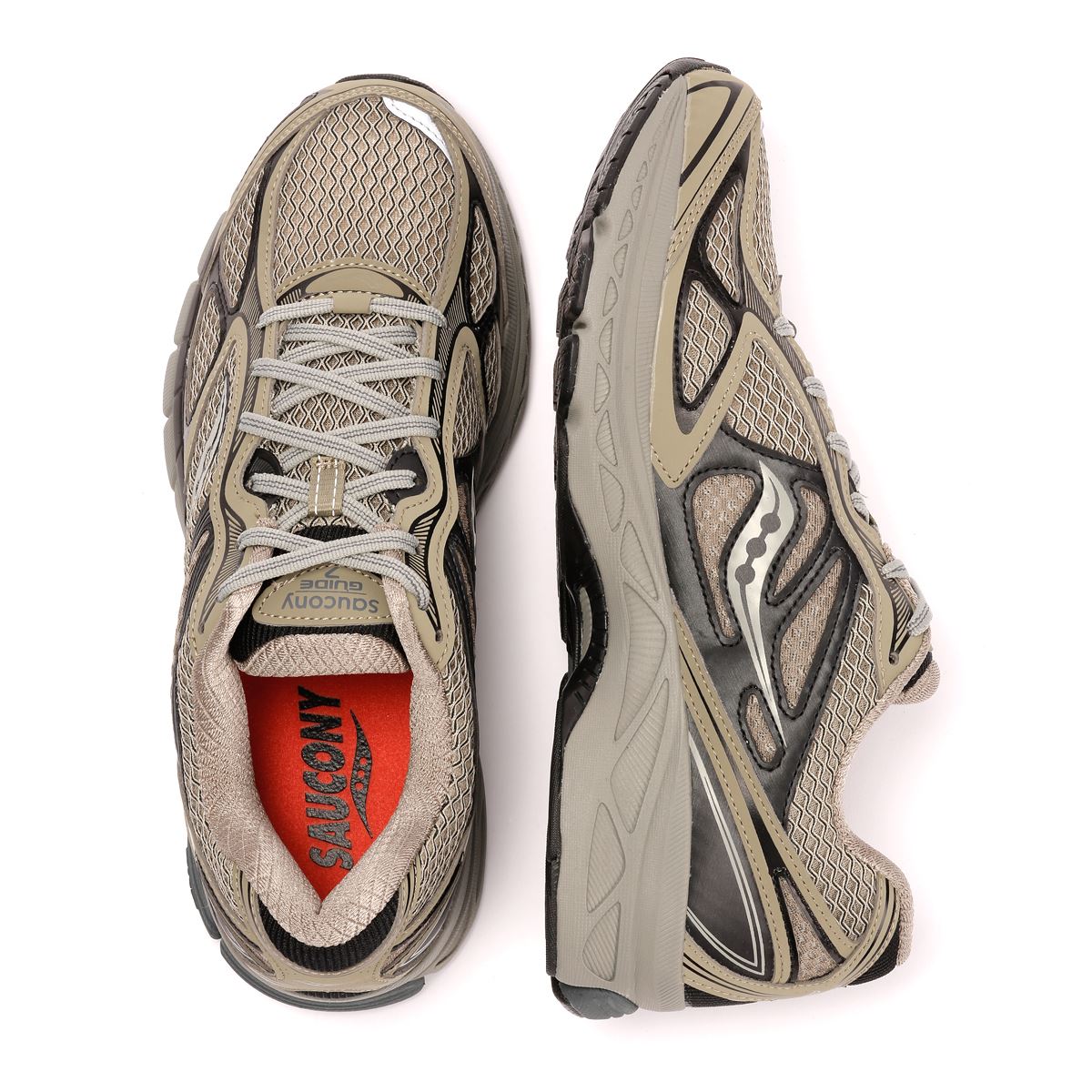 Saucony Progrid Guide 7 Homme Baskets Vertes