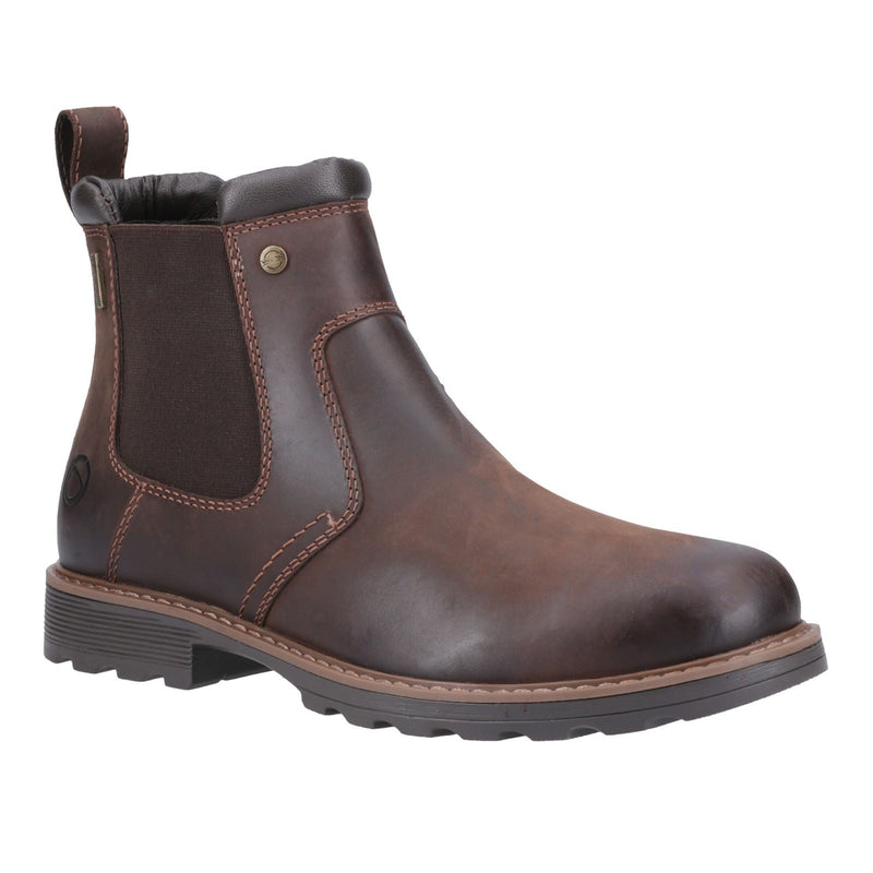 Cotswold Leafield Bottes En Cuir Marron Pour Homme