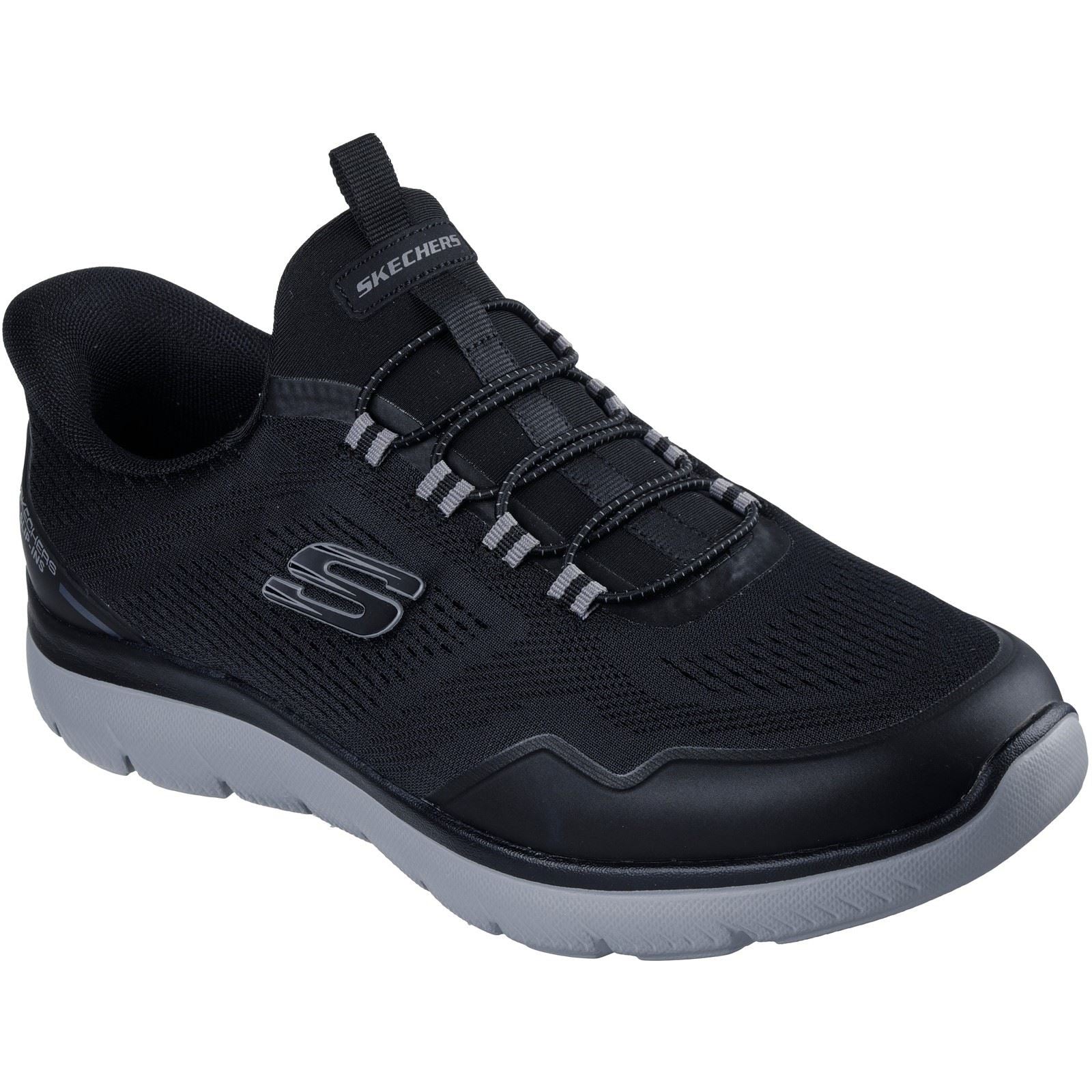 Skechers Summits Top Rate Chaussures De Sport Pour Homme En Textile Noir/charbon De Bois