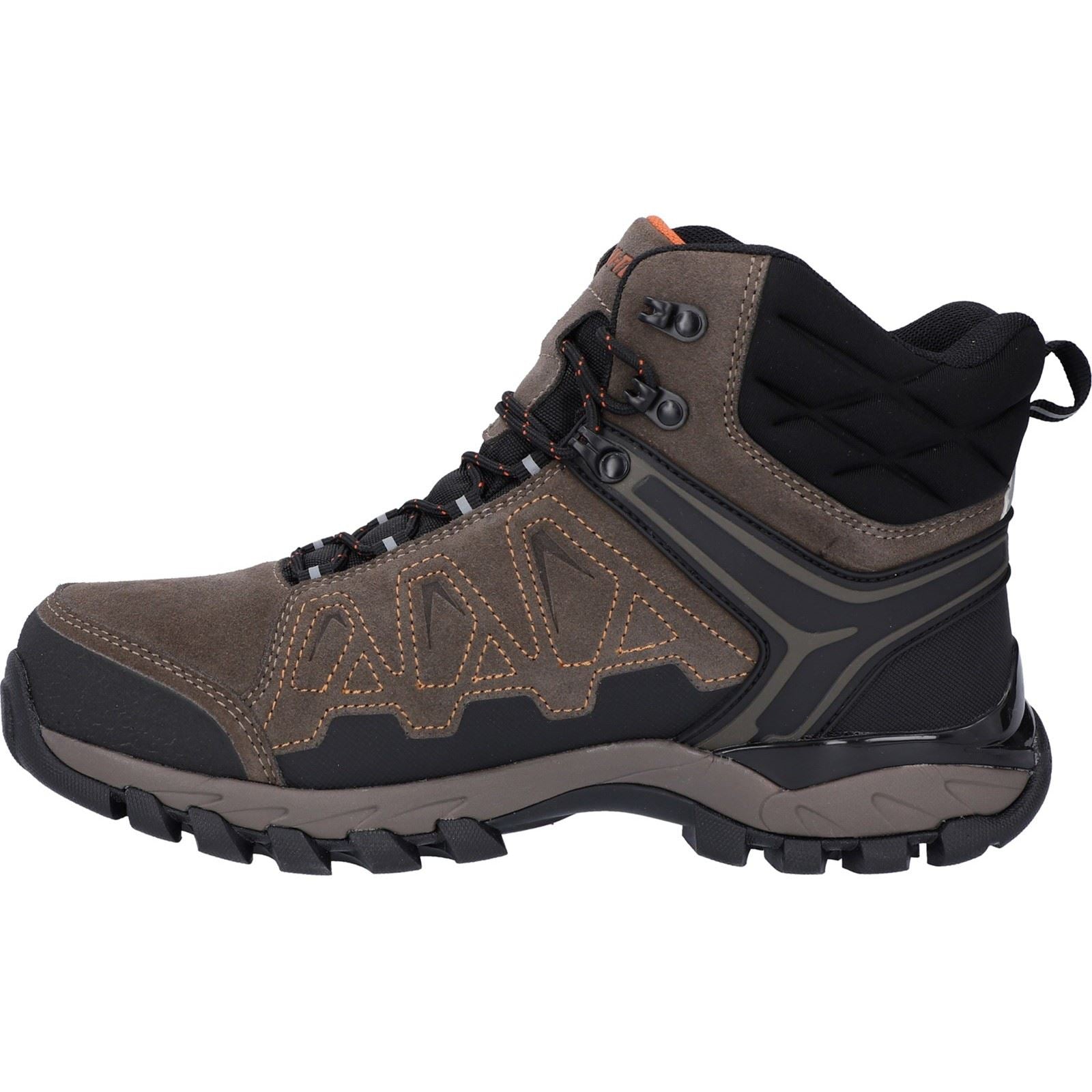 Hi-Tec V-Lite Explorer WP Chaussures De Randonnée Pour Hommes En Cuir Suédé De Vache Couleur Marron/Châtaigne/Orange