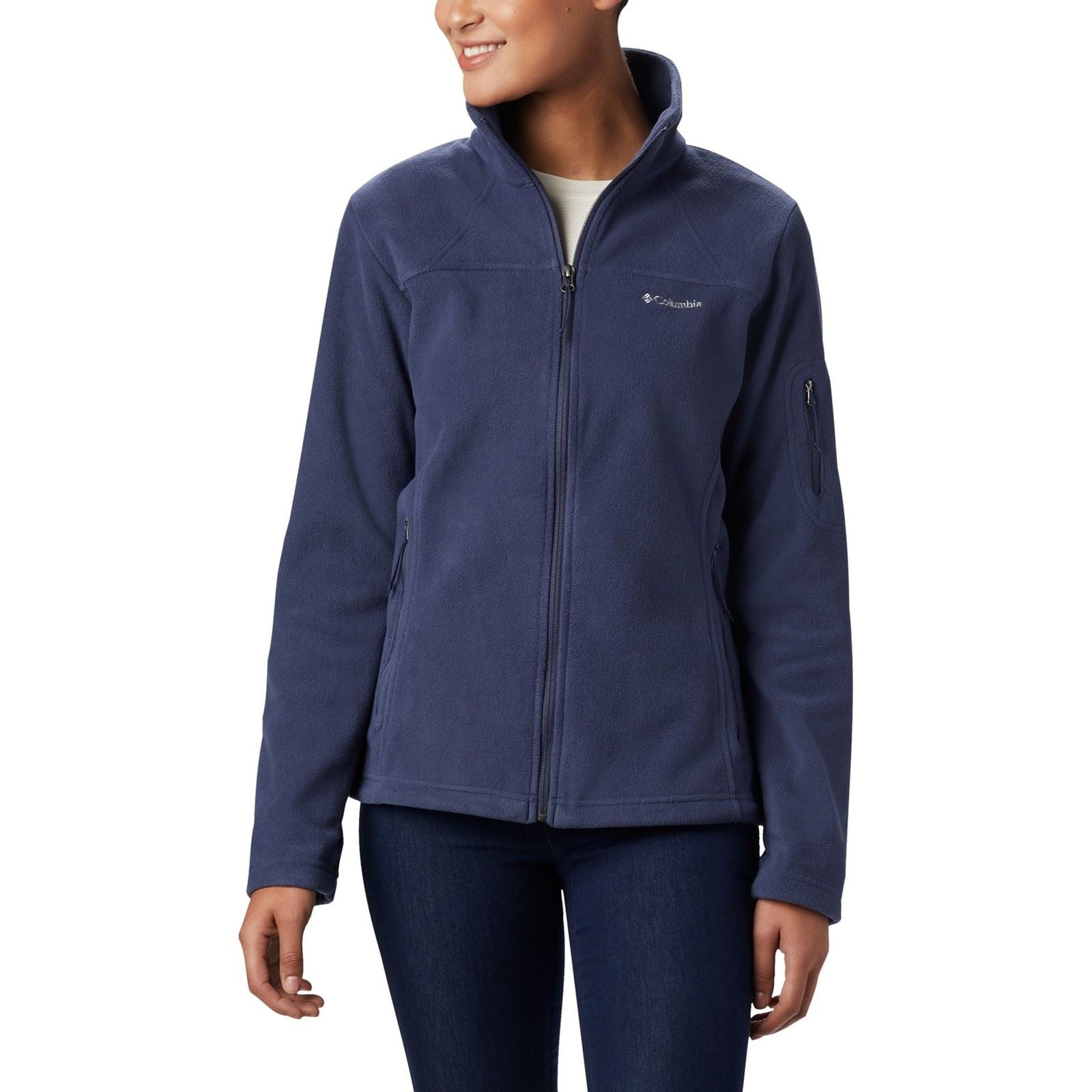 Columbia Fast Trek II Jacket Vestes Polaires Pour Femmes En Violet