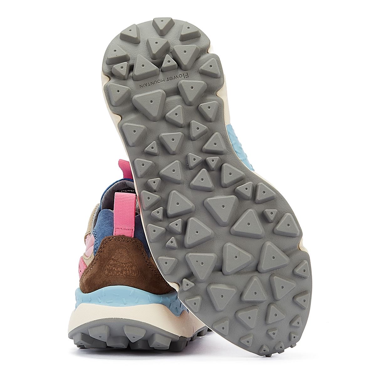 Flower Mountain Yamano 3 Baskets En Daim Rose/Beige Pour Femmes