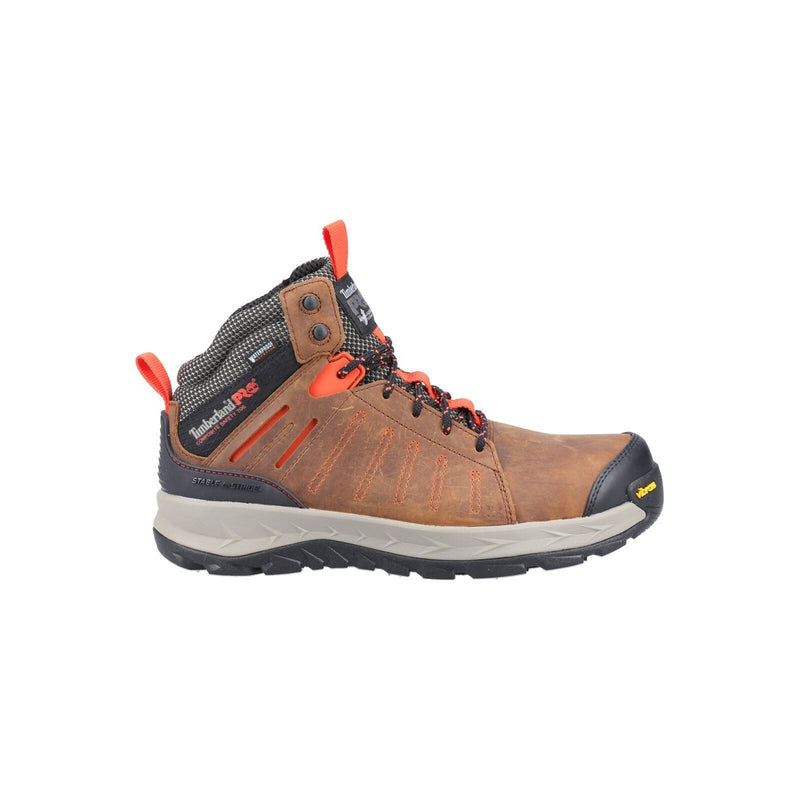 Timberland Pro Bottes De Sécurité En Cuir Marron Trailwind
