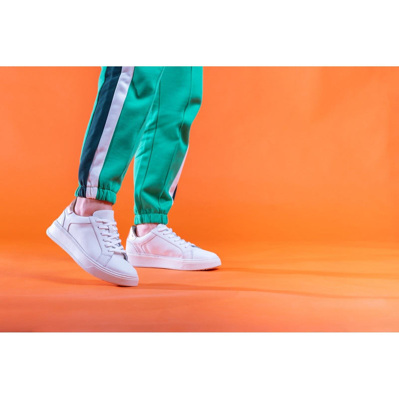 Hush Puppies Camille Baskets Blanches En Cuir Pour Femmes