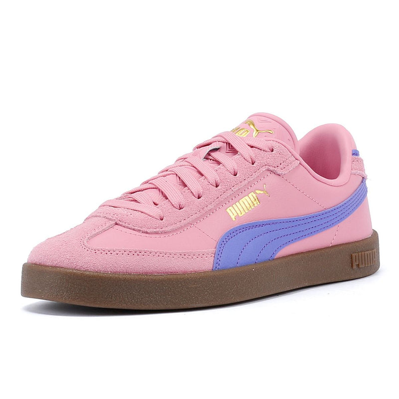 Puma Club II Era Baskets En Daim Rose/Violet Pour Femmes