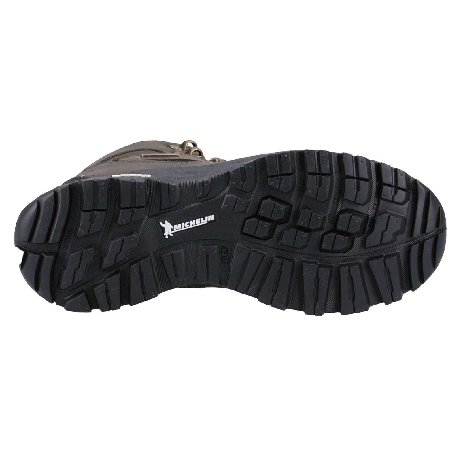 Hi-Tec Euro Trail Chaussures De Randonnée En Cuir Pour Femmes Couleur Kaki