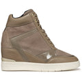 Geox D Maurica Baskets Femme Taupe Foncé