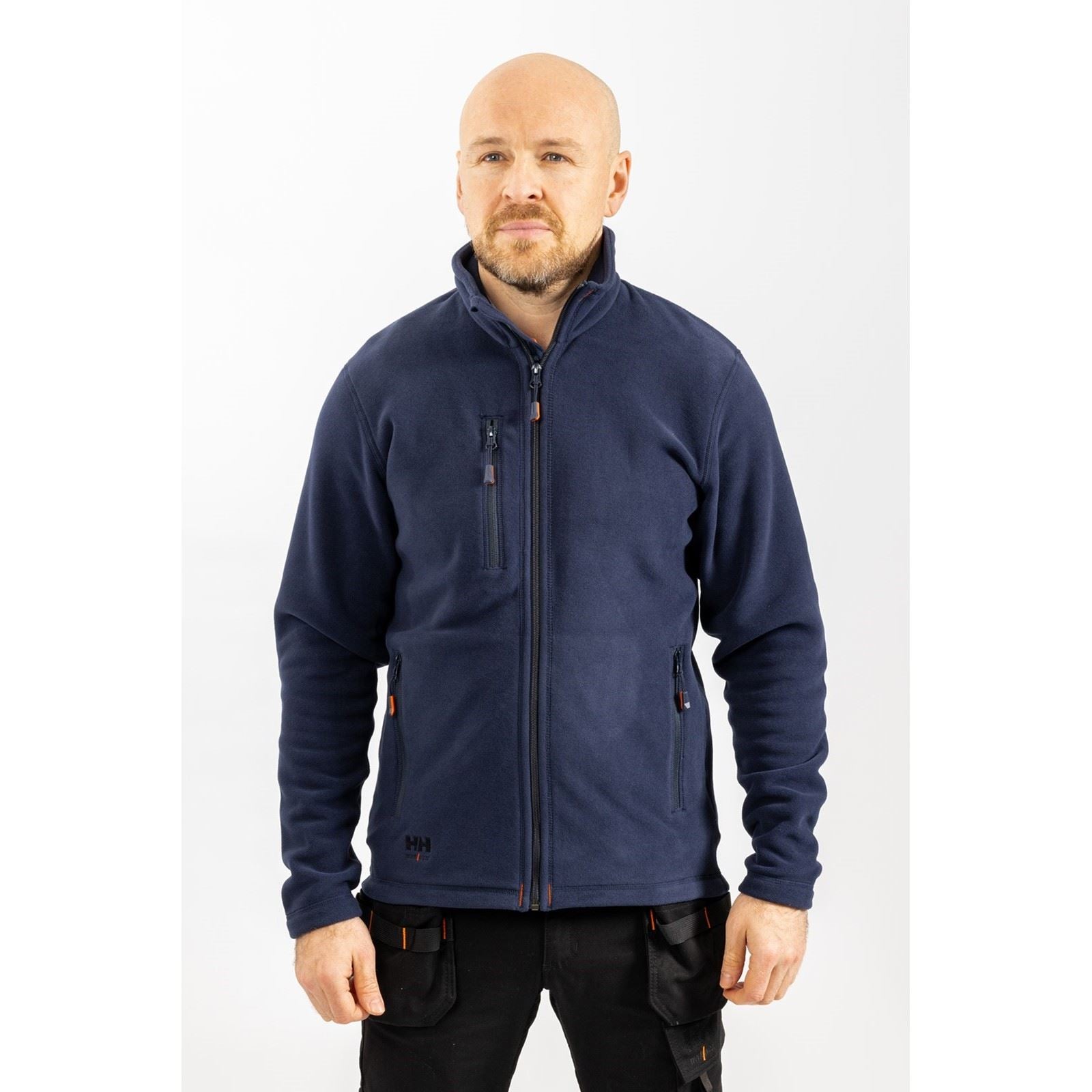 Helly Hansen Workwear Oxford Veste En Polaire Bleue Pour Homme