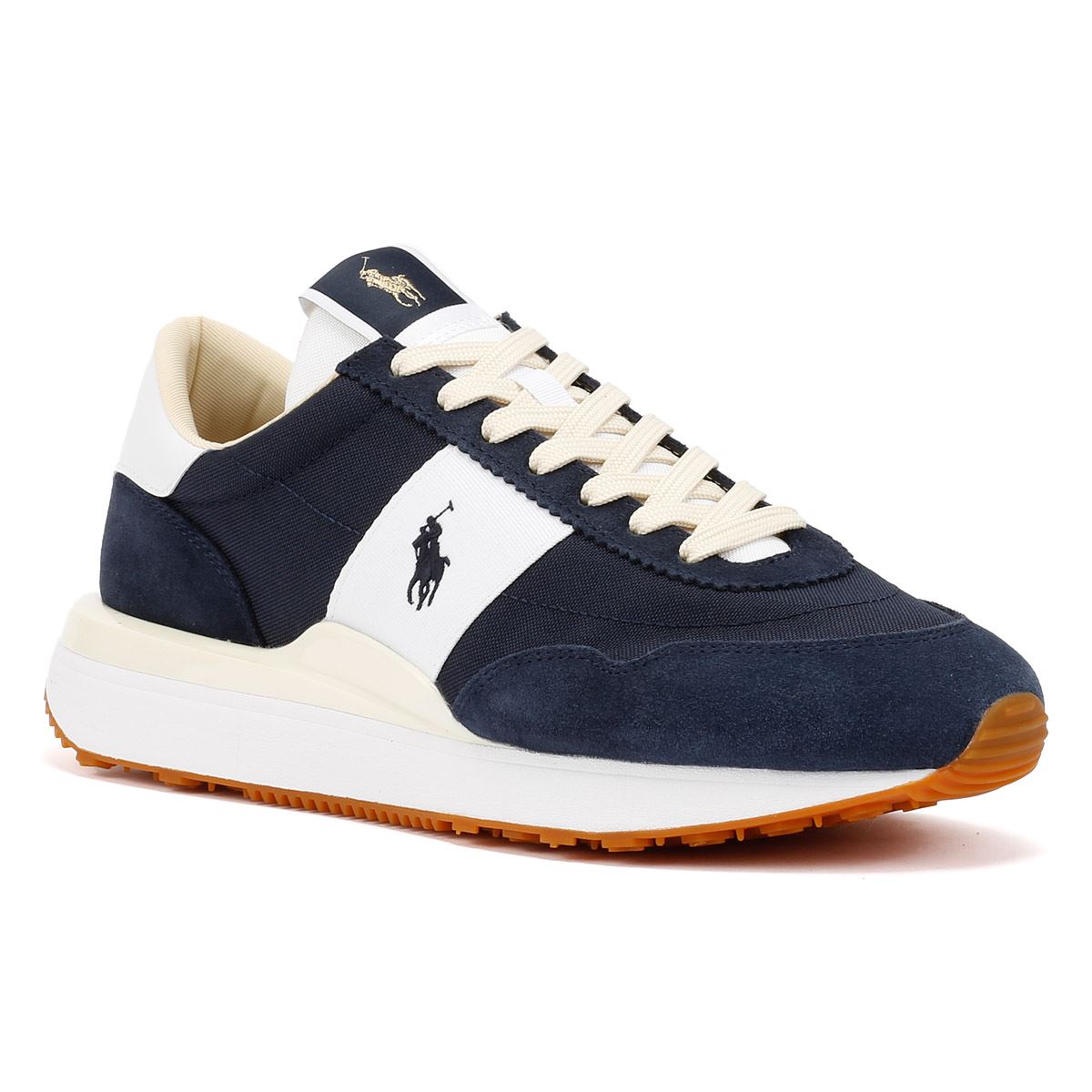 Polo Ralph Lauren Train 89 Baskets Bleues Pour Hommes