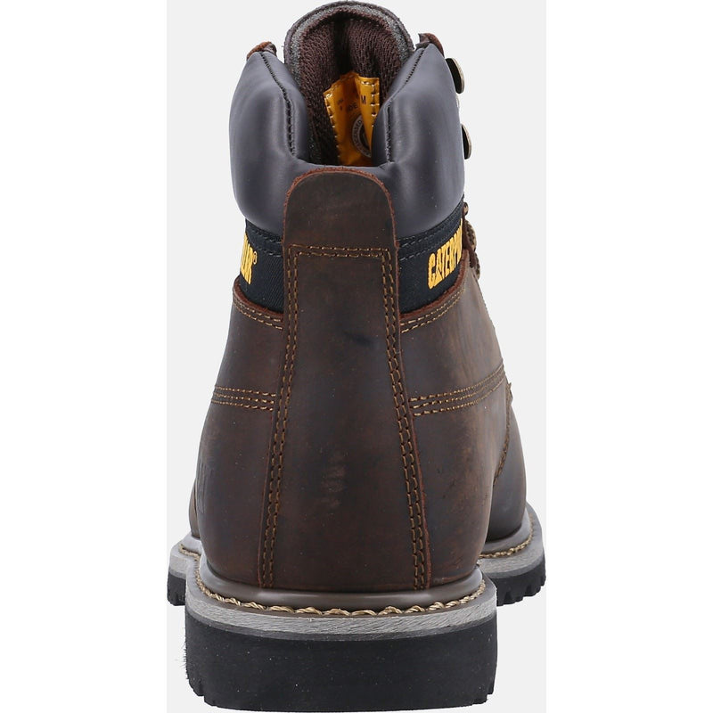 Caterpillar Bottes De Sécurité Powerplant S3 En Nubuck Marron