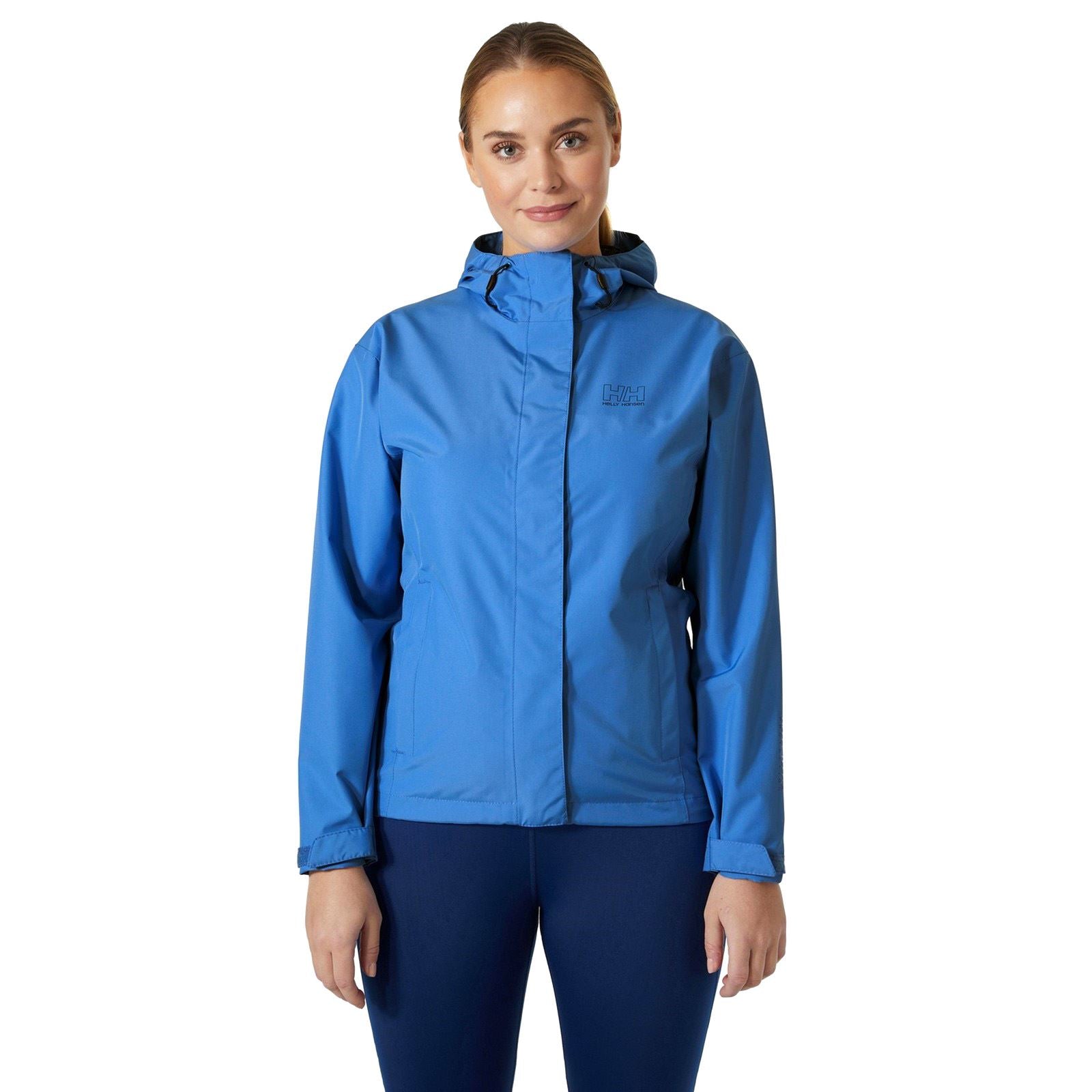 Helly Hansen Sport Seven J Veste De Pluie Bleue Pour Femmes