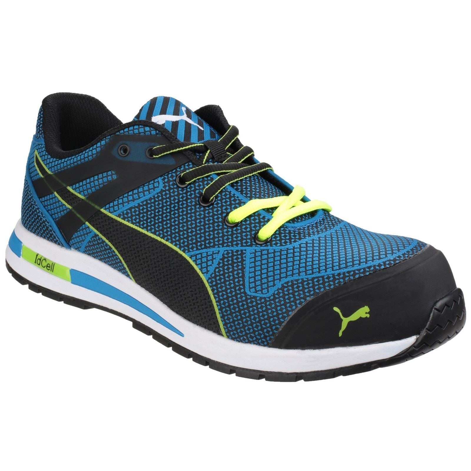 Puma Safety Baskets De Sécurité En Textile Bleu Blaze Knit Low