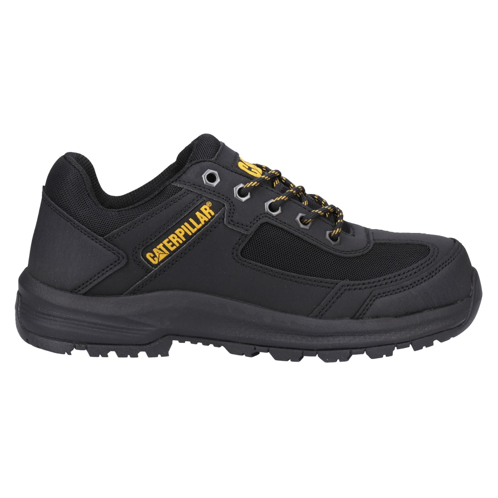 Caterpillar Baskets De Sécurité Synthétiques Noires Elmore Low