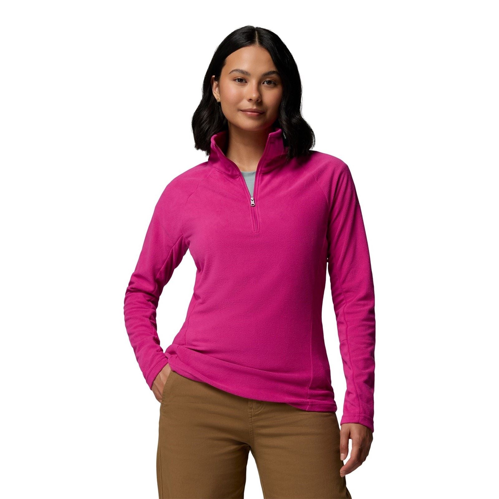 Columbia Glacial IV 1/2 Zip Vestes Polaires Pour Femmes En Violet