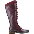 Hush Puppies Rudy Bottes En Daim Bordeaux Pour Femmes