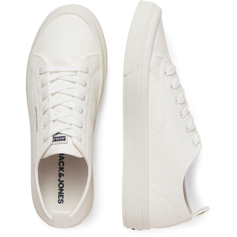 Jack & Jones Bayswater Sneakers Pour Hommes En Polyuréthane Blanc Brillant