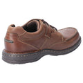 Hush Puppies Randall II Chaussures En Cuir Marron À Lacets Pour Homme