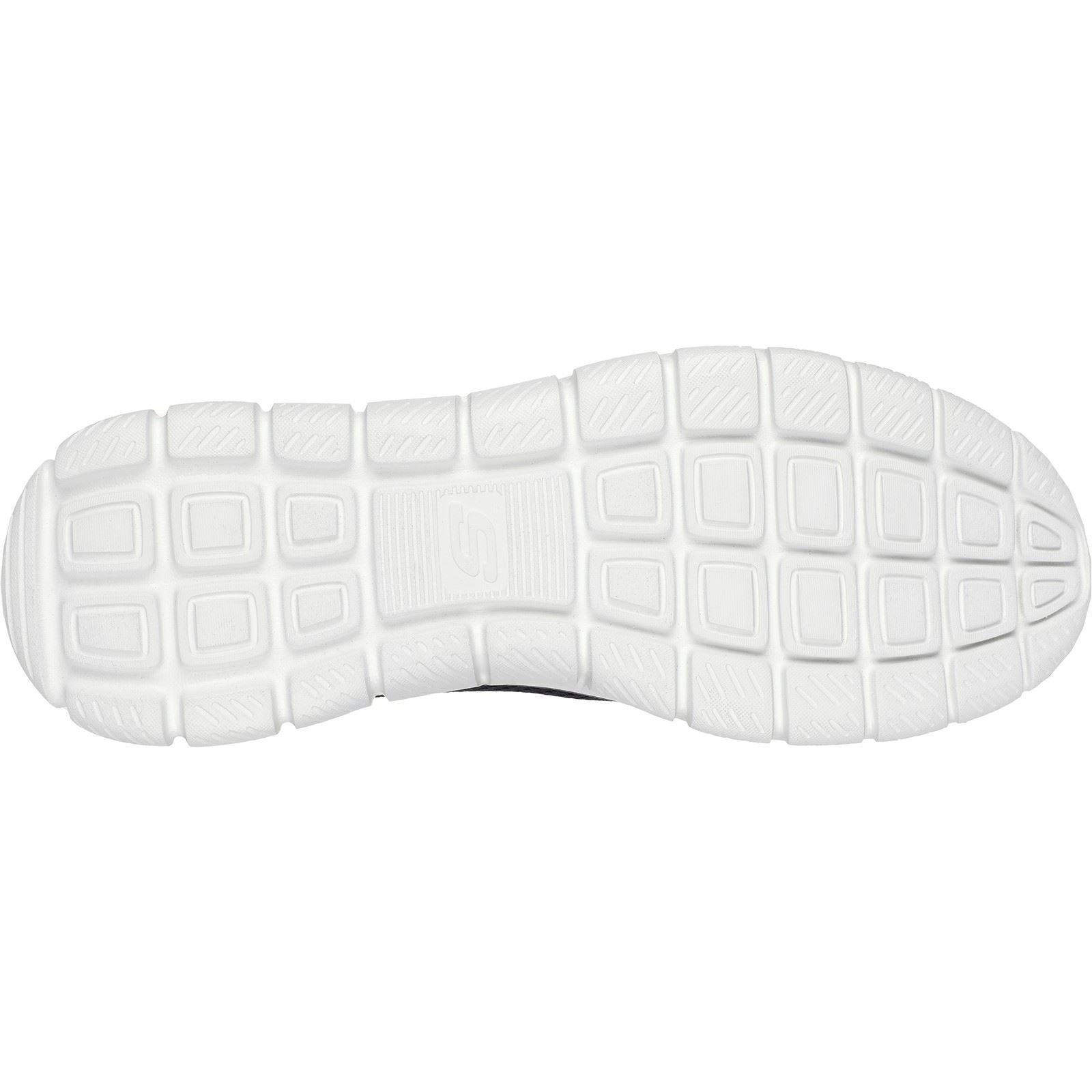 Skechers Track Glendor Baskets Homme En Synthétique Bleu Marine/Vert Citron