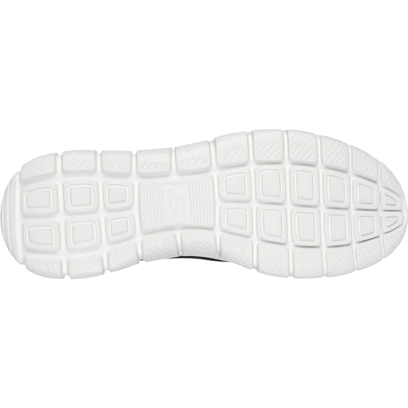 Skechers Track Glendor Baskets Homme En Synthétique Bleu Marine/Vert Citron