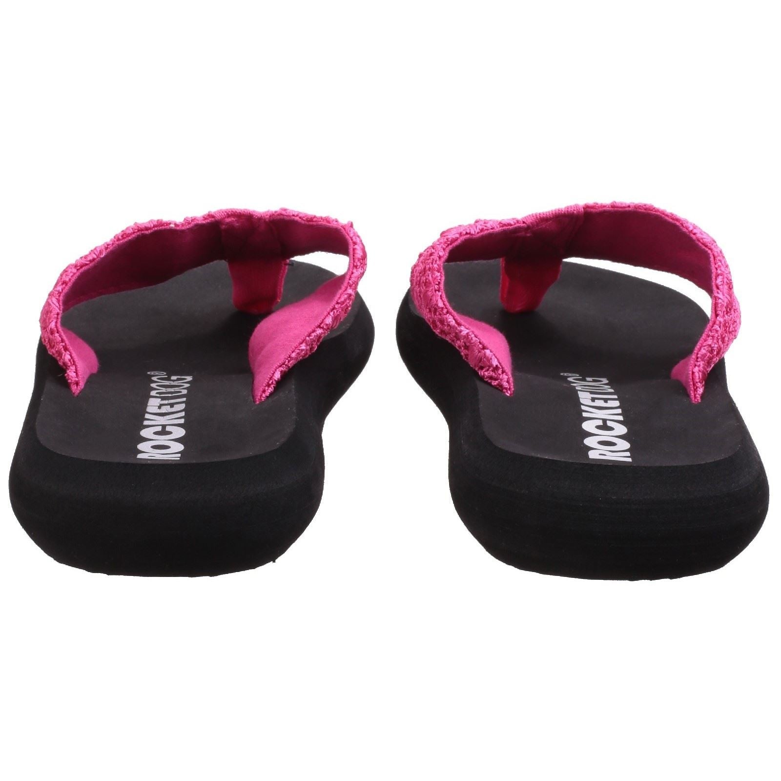 Rocket Dog Spotlight Lima Tongs Pour Femmes En Tissu Rose