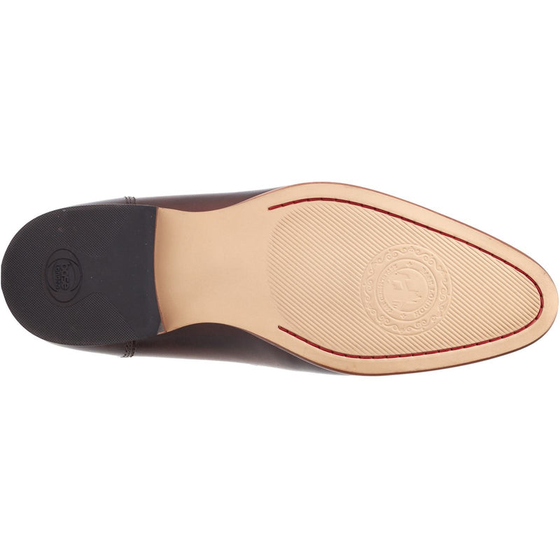 Base London Russo Chaussures Loafers Marron Brûlé Pour Hommes En Cuir