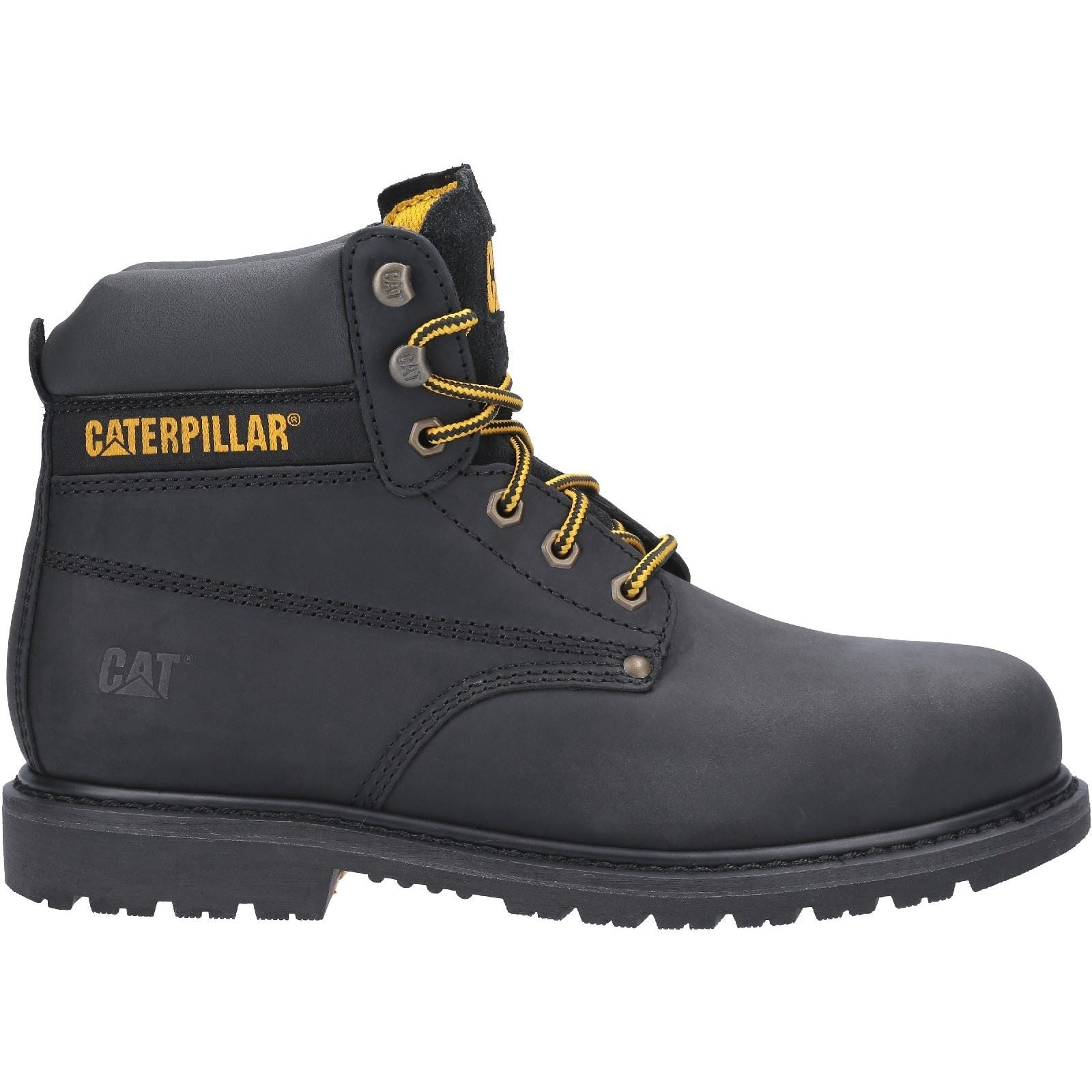 Caterpillar Bottes De Sécurité Nubuck Noires Powerplant