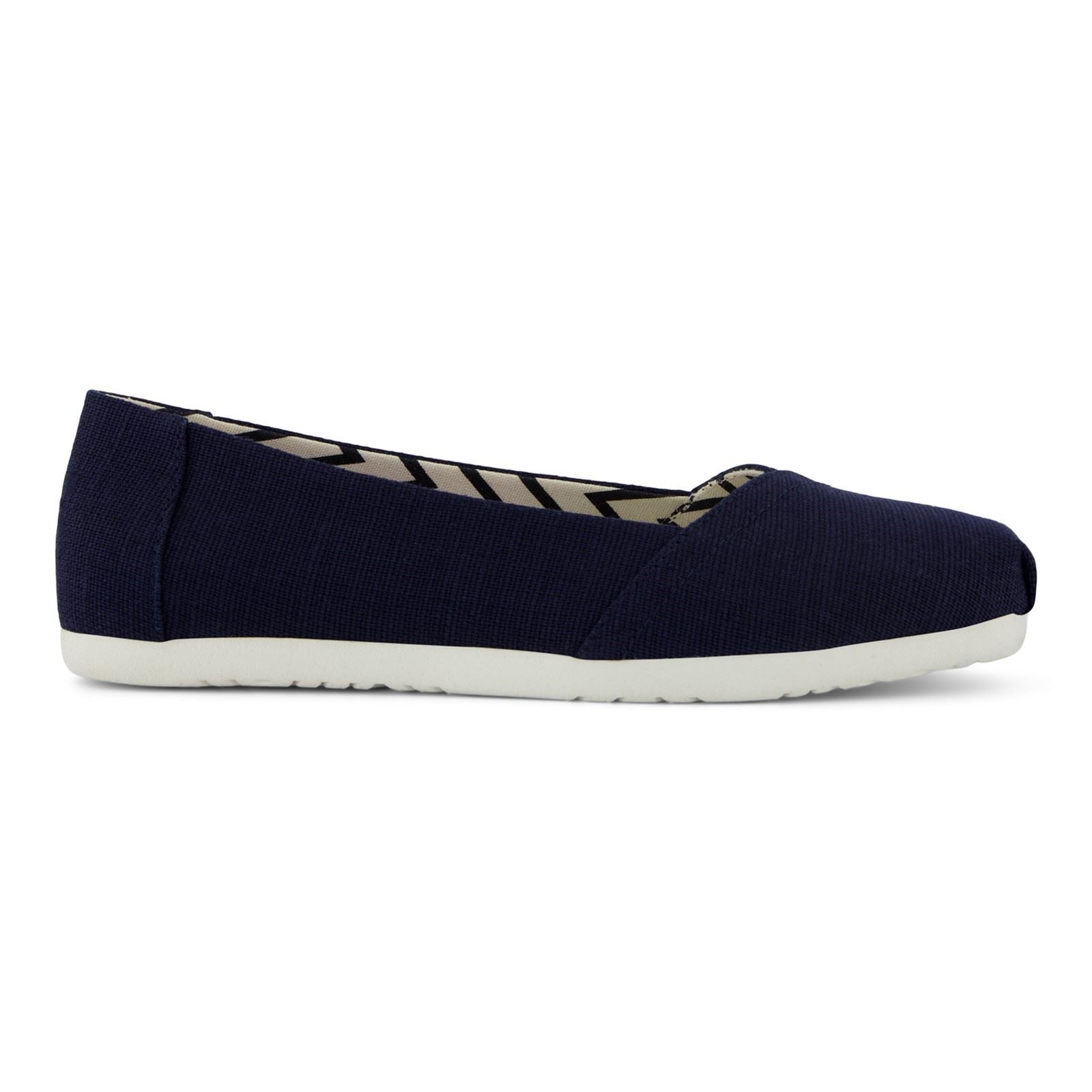TOMS Alpargata Ballet Espadrilles Femme Marinières En Textile