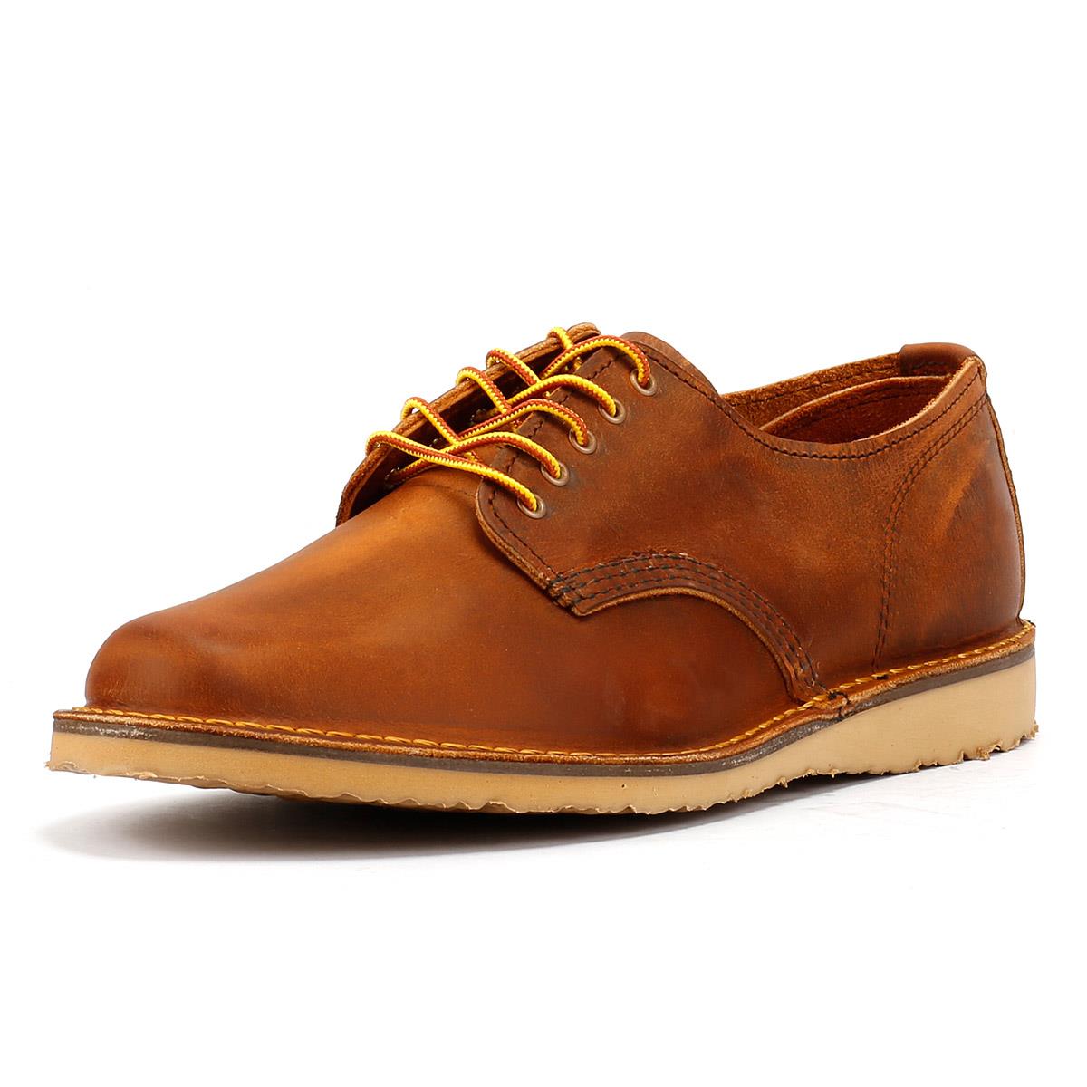Red Wing Shoes Weekender Oxford Rough & Tough Chaussures En Cuir Marron À Lacets Pour Homme