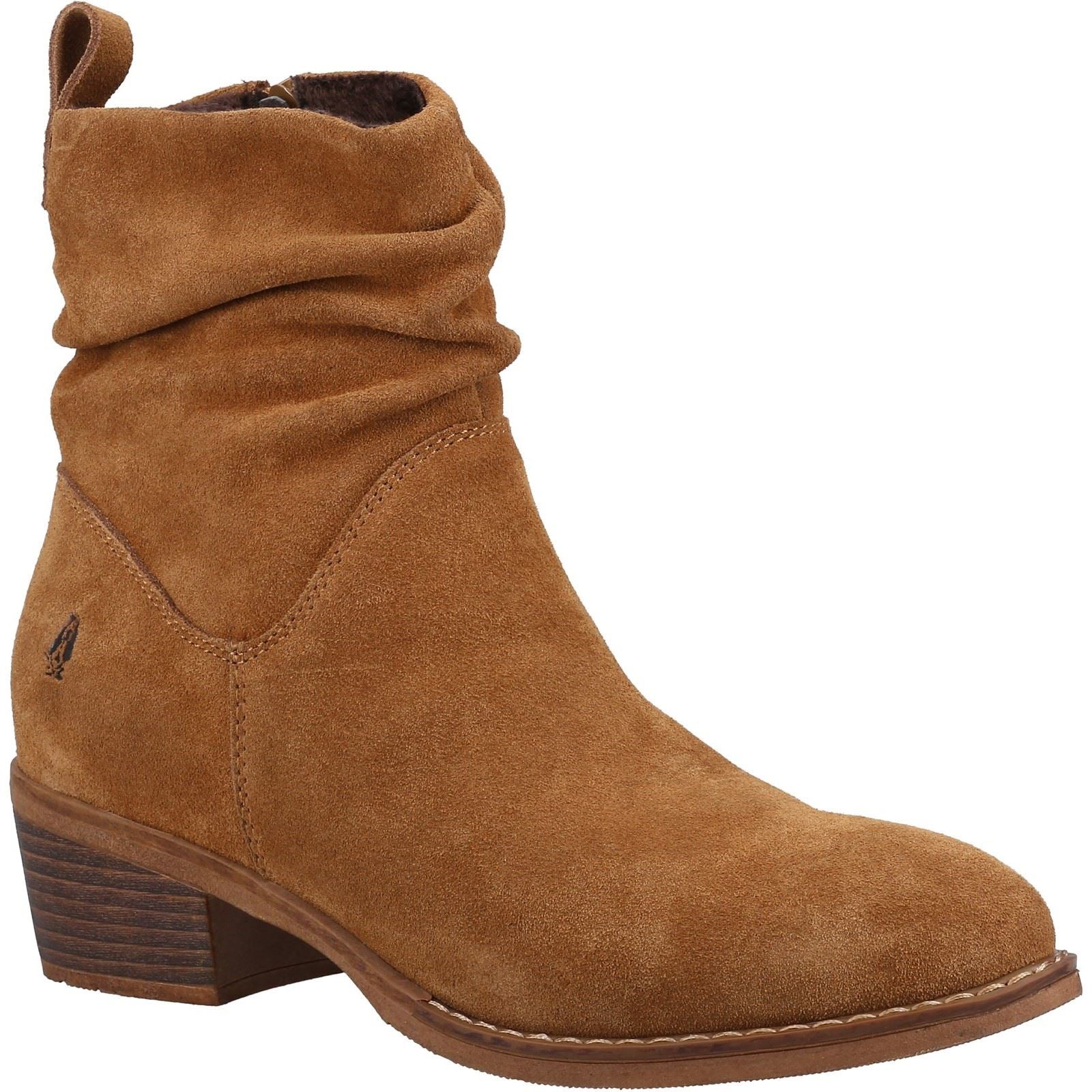 Hush Puppies Iris Bottes En Daim Pour Femme En Couleur Beige