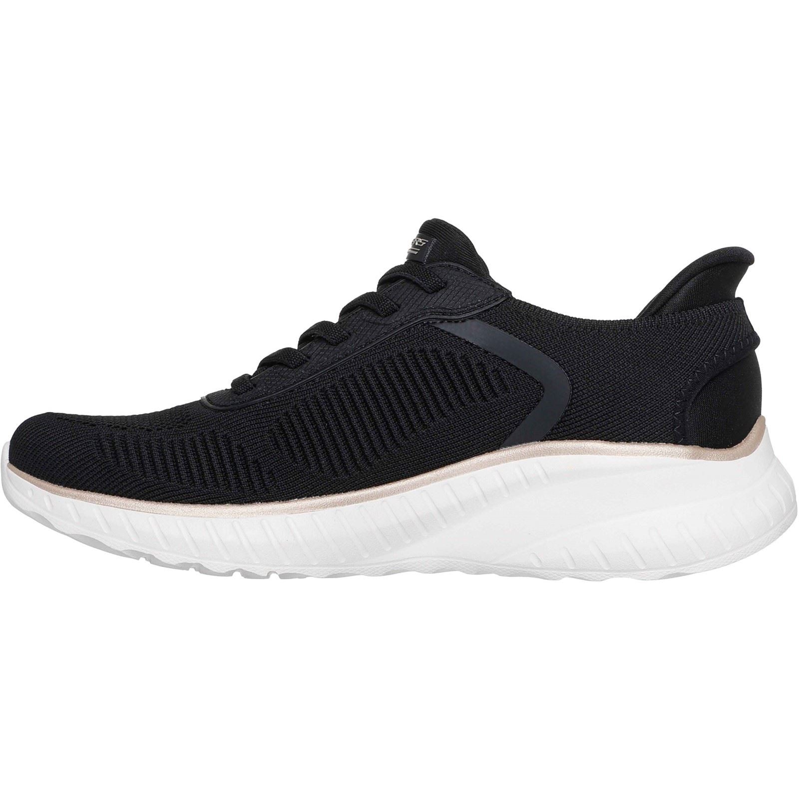 Skechers BOBS Sport Squad Chaos Baskets Noires/Or De Femme En Textile