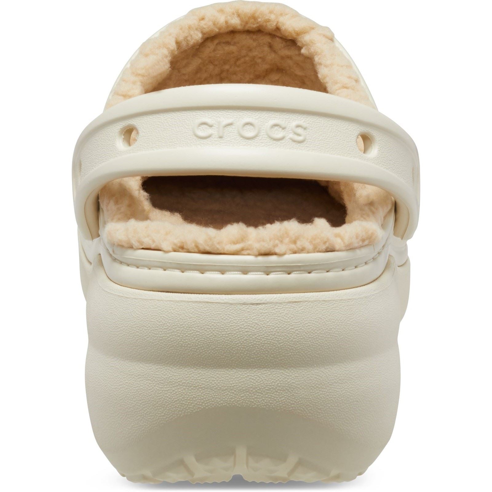 Crocs Classic Platform Lined Sabots en os pour Femmes en Thermoplastique