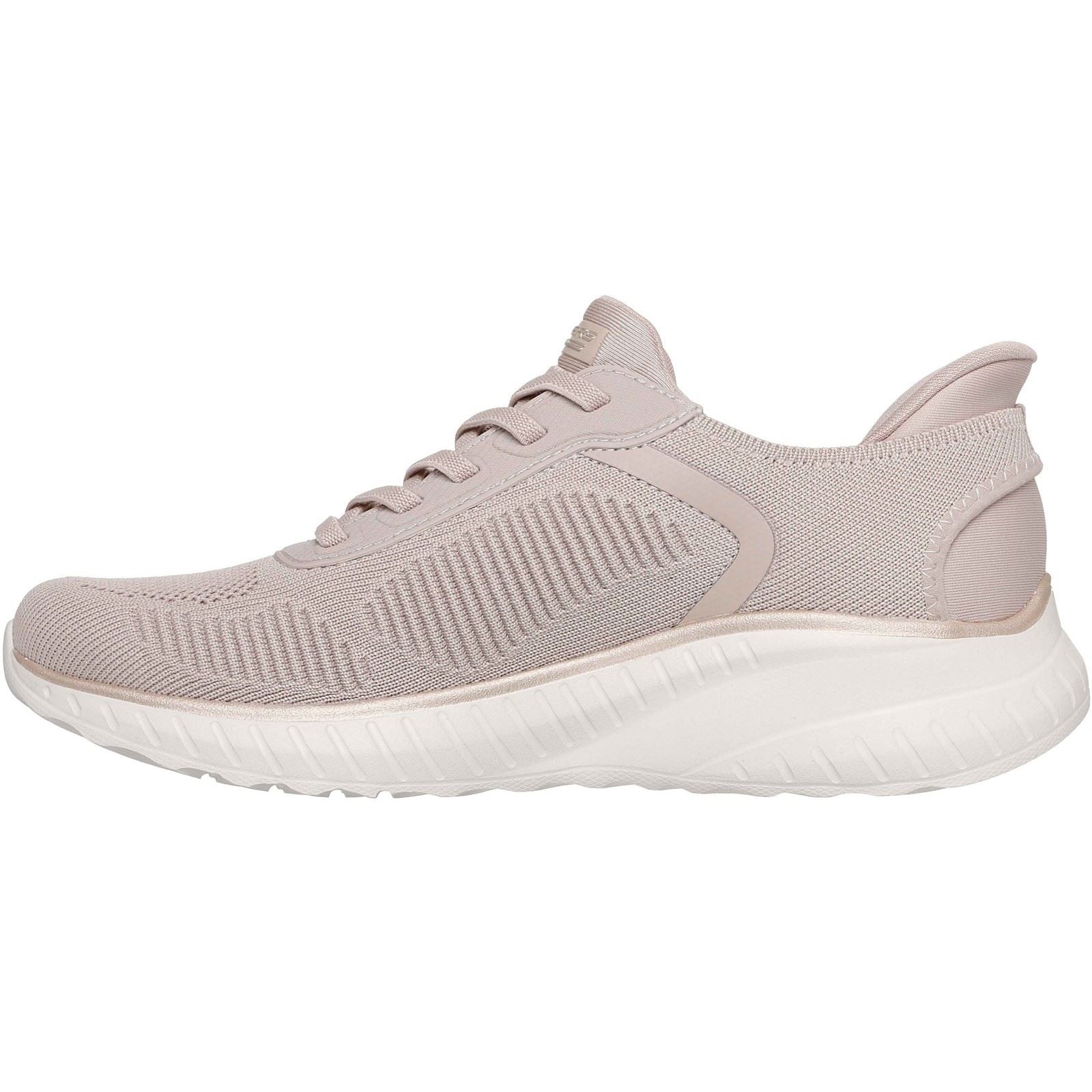 Skechers BOBS Sport Squad Chaos Baskets En Textile Pour Femmes Naturelles/Or