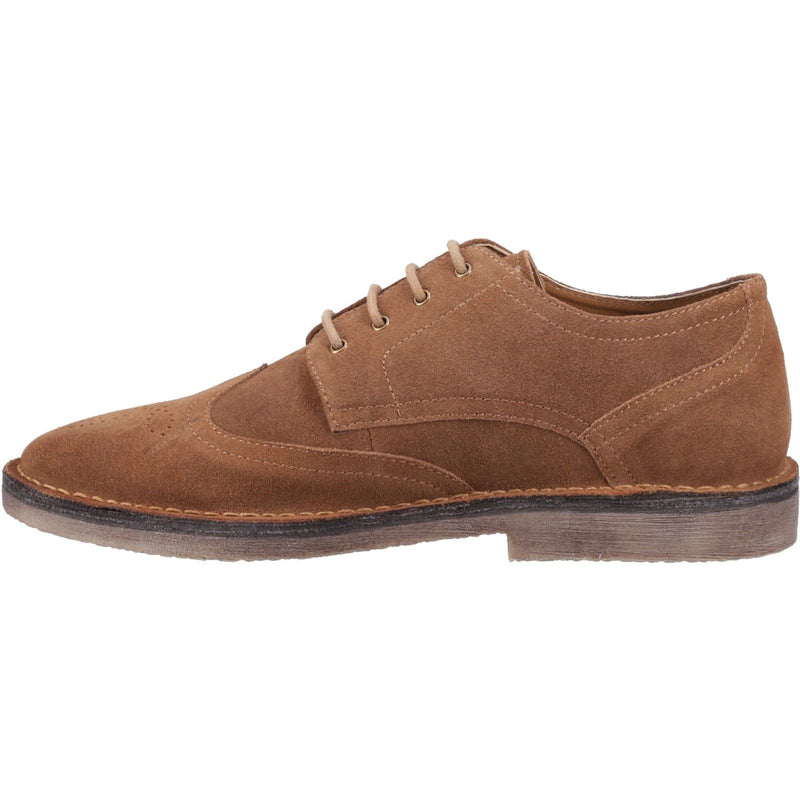 Hush Puppies Samson Chaussures Richelieu Homme En Cuir Marron Clair
