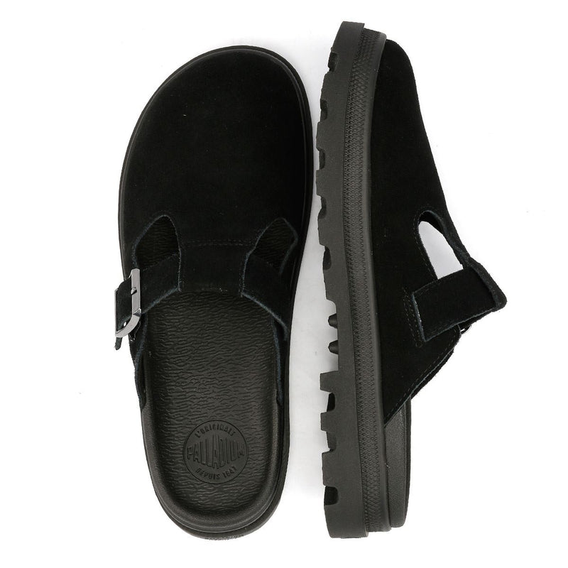 Palladium Dunelite Pyla Chaussures Confort En Daim Noir