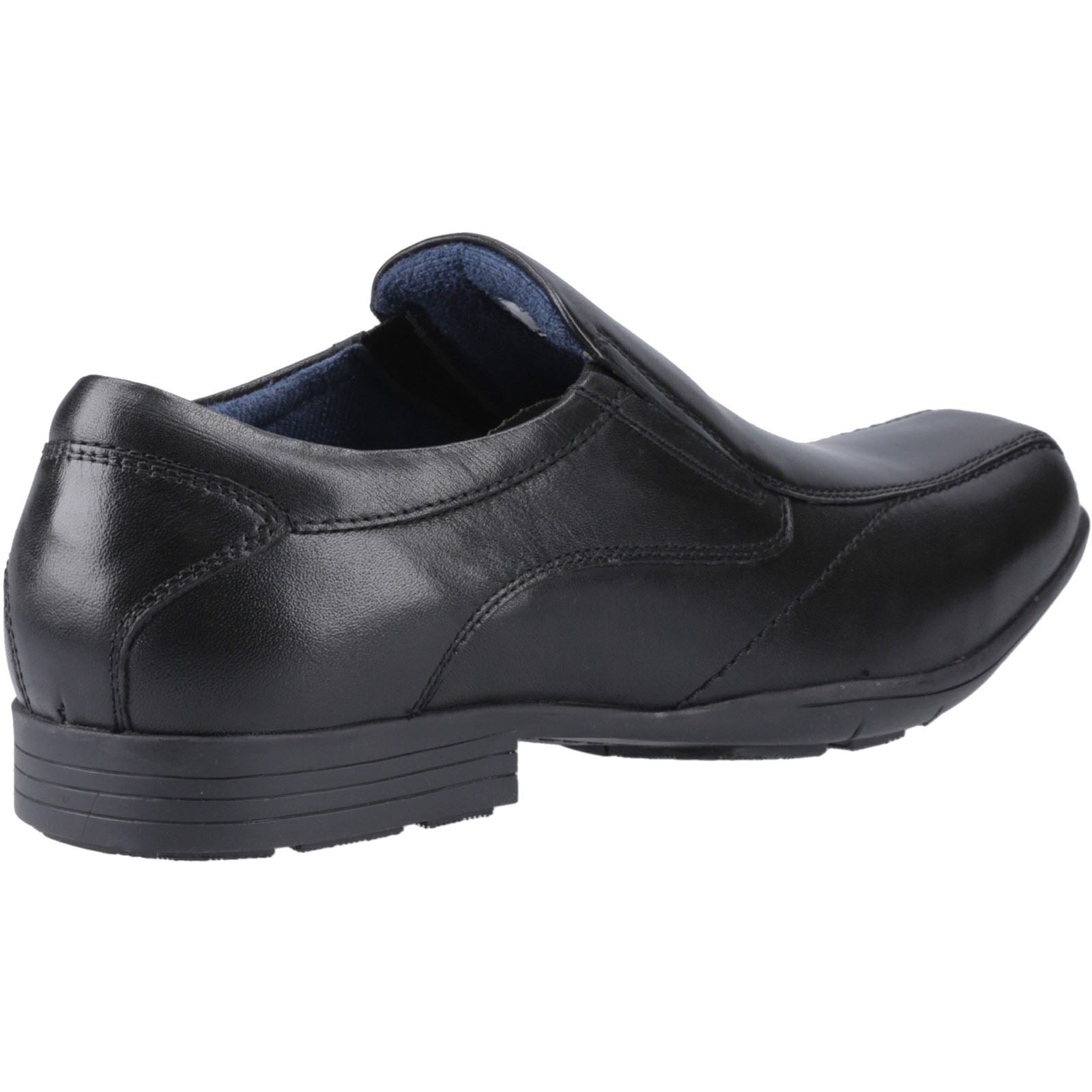 Pod Dundee Chaussures Pour Hommes En Cuir Noir À Enfiler