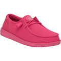 HEYDUDE Wendy Funk Mono Chaussures Mocassins Roses Électriques Pour Femmes En Polyester