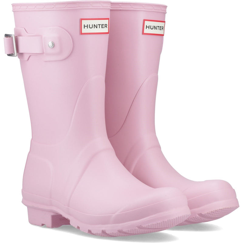 Hunter Original Short Bottes En Caoutchouc Pour Femmes Couleur Rose Nectar