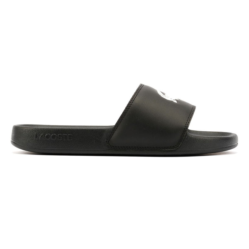 Lacoste Serve Slide 0.0 Sandales Noires Pour Femmes