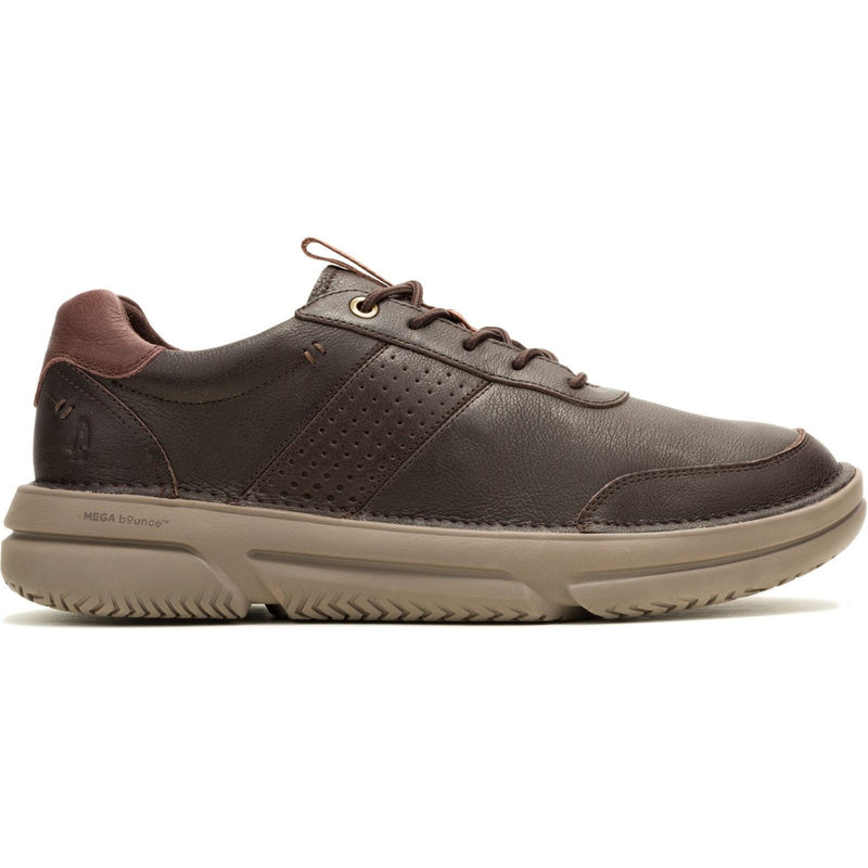 Hush Puppies Baylor Chaussures De Sport Marron Pour Homme En Cuir