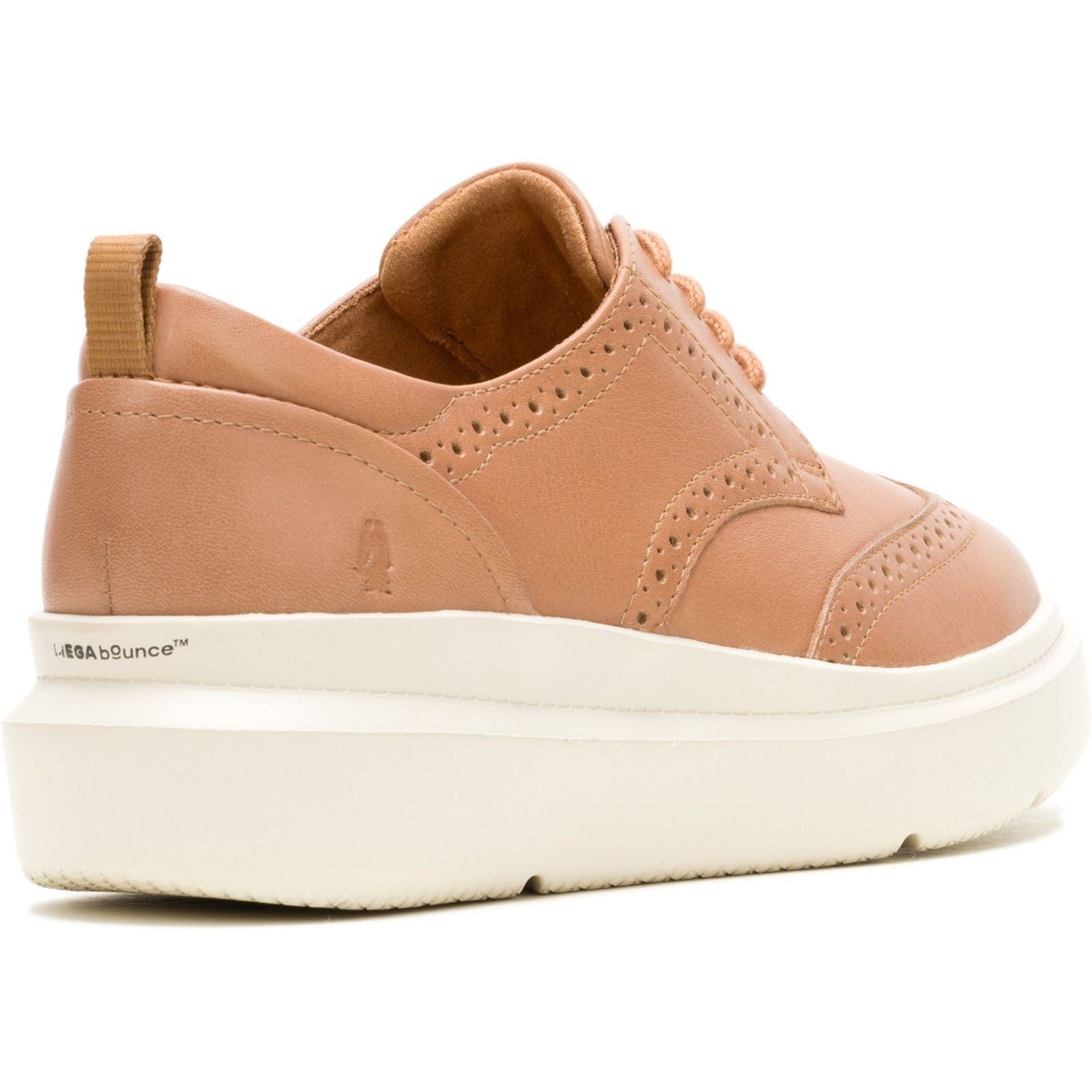 Hush Puppies Joy Chaussures Richelieu Pour Femmes En Cuir Marron