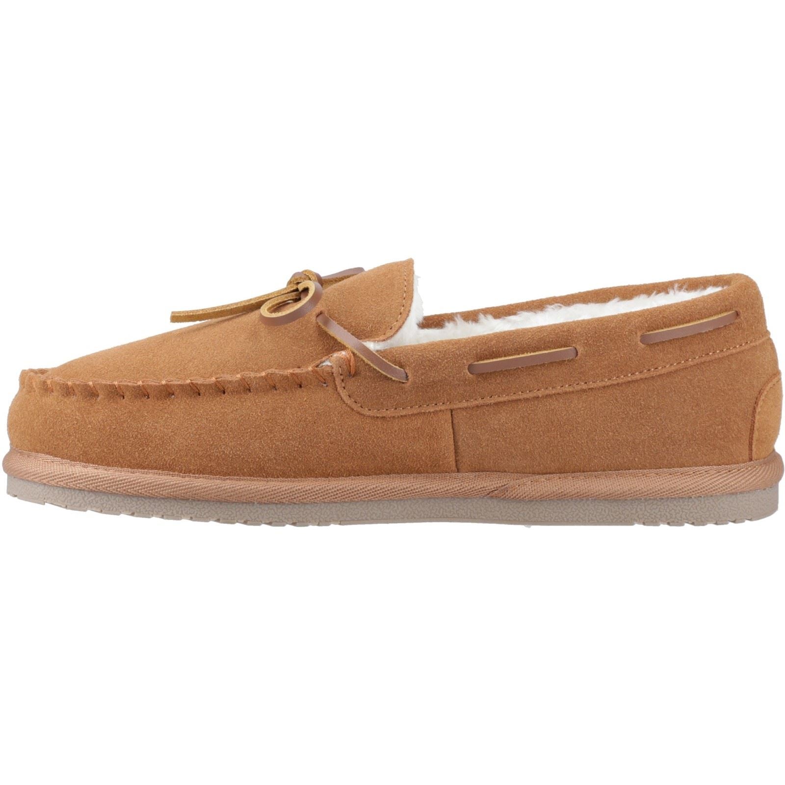Hush Puppies Abraham Chaussons En Daim Pour Homme Couleur Marron Clair